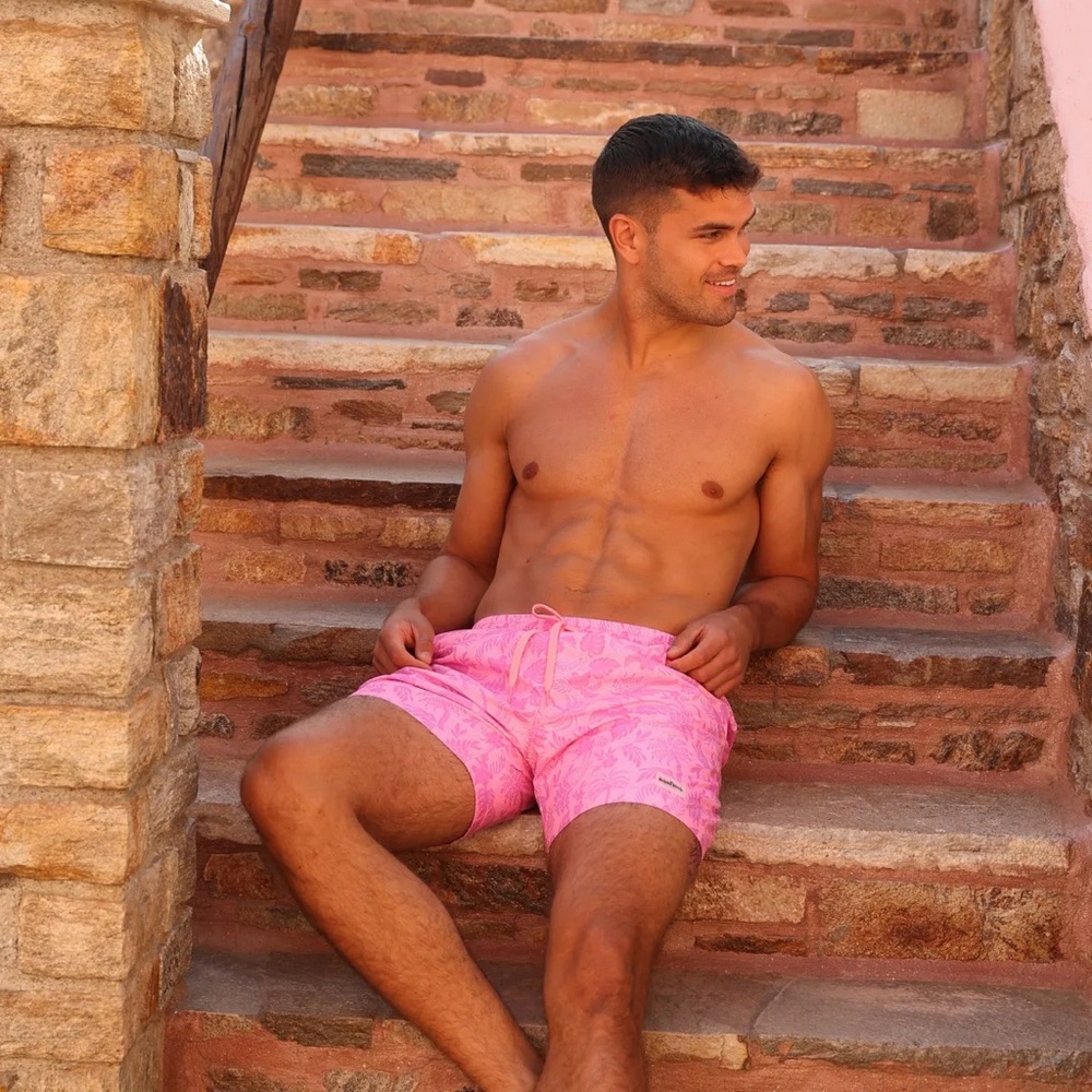KaLani Kinis ‘Men's Swim Trunks - Fuchsia Fever’